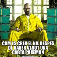 COM ES CREU EL NIL DESPÉS DE HAVER VENUT UNA CARTA POKEMON