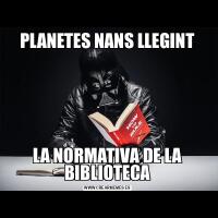 PLANETES NANS LLEGINTLA NORMATIVA DE LA BIBLIOTECA